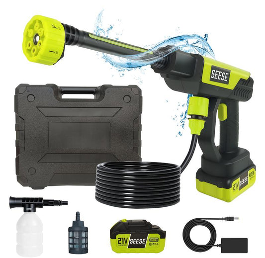 SEESE Green Body Pressure Washer (1000 PSI)